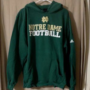 Notre Dame Football Hooded Sweatshirt (No Strings)